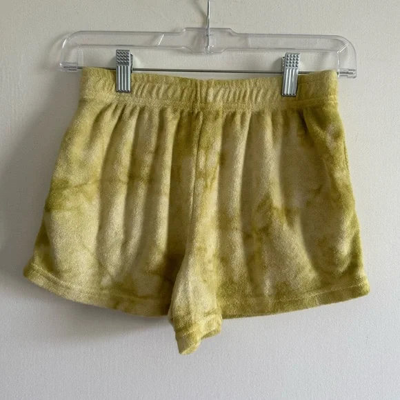 Billabong Kids Girls Yellow Tie Dye Super Soft Comfy Towel Cloth Shorts Size M - Picture 4 of 6